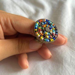 beaded ring